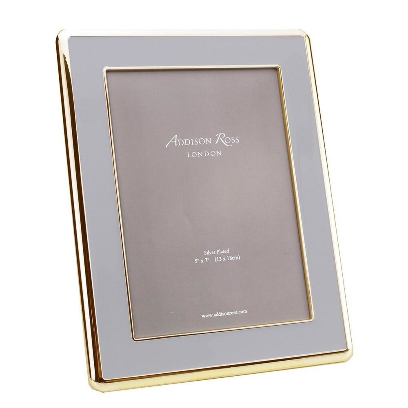 Addison Ross Colored Enamel & Gold Curved Photo Frame