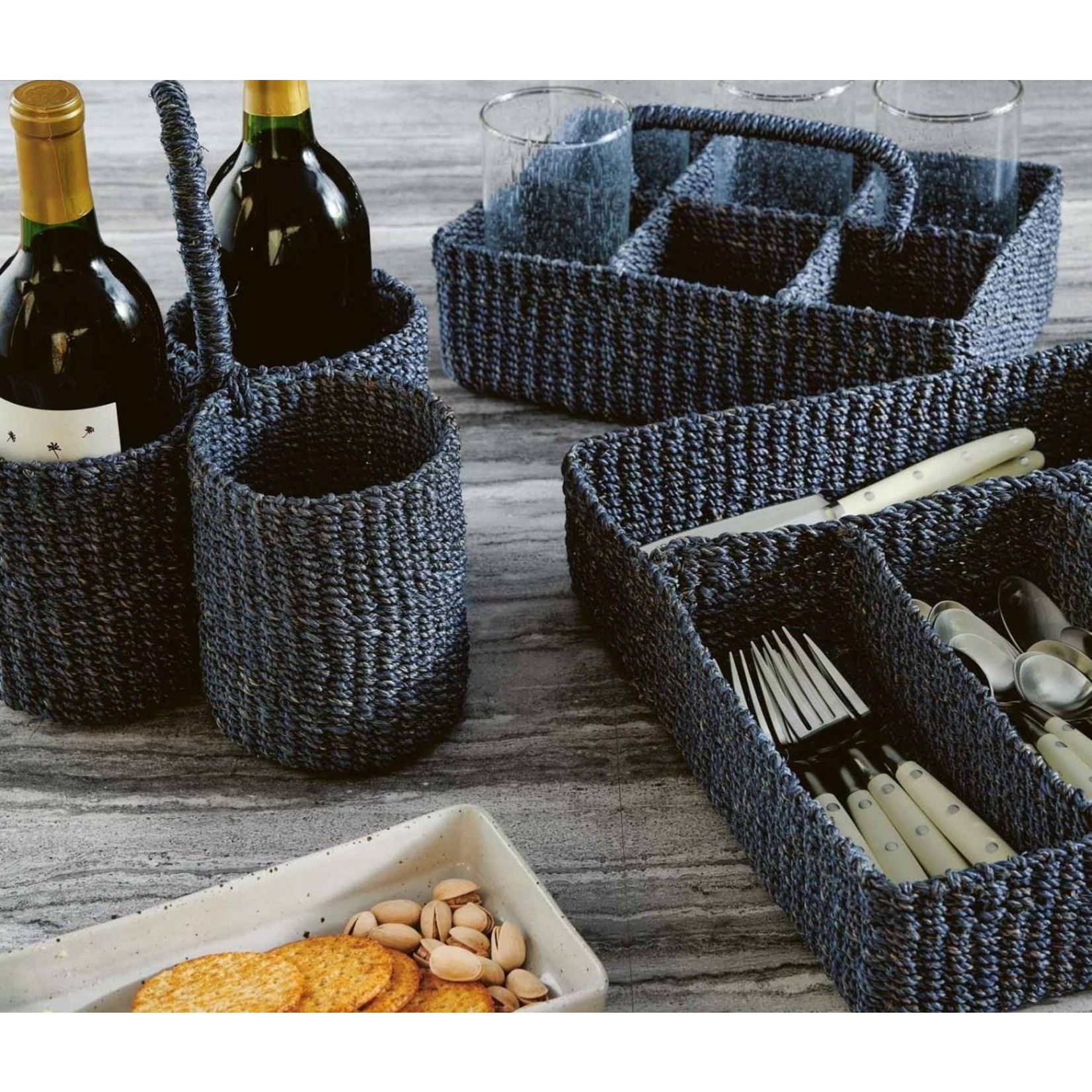 Abaca Handwoven Caddy Organizer