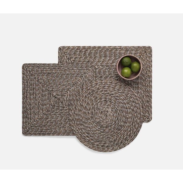 Braided Placemat in Round with Looped Edge (Set of 6) Molly Singer Home