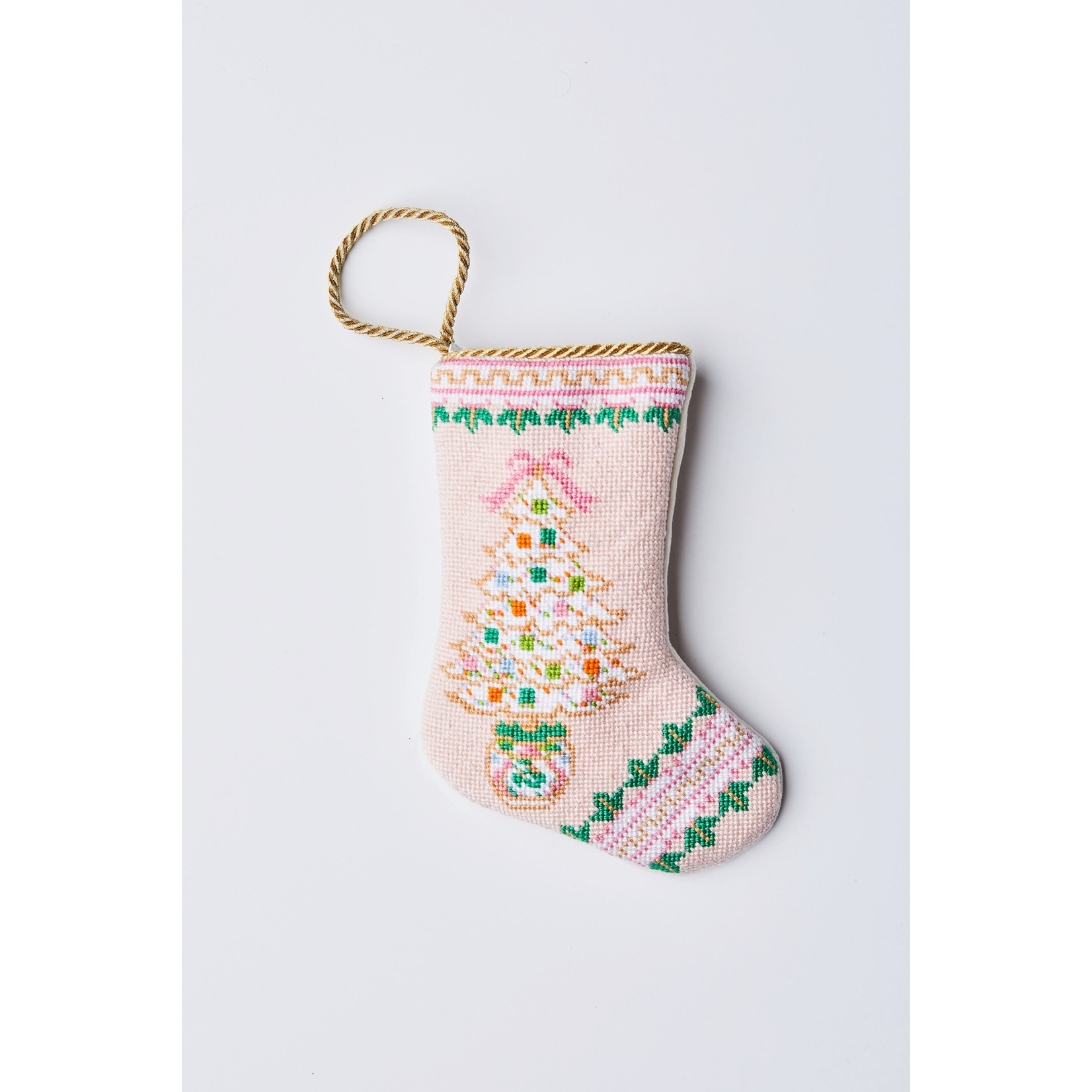 Rose of Sharon Christmas Stocking by Besler - The Art Needlepoint