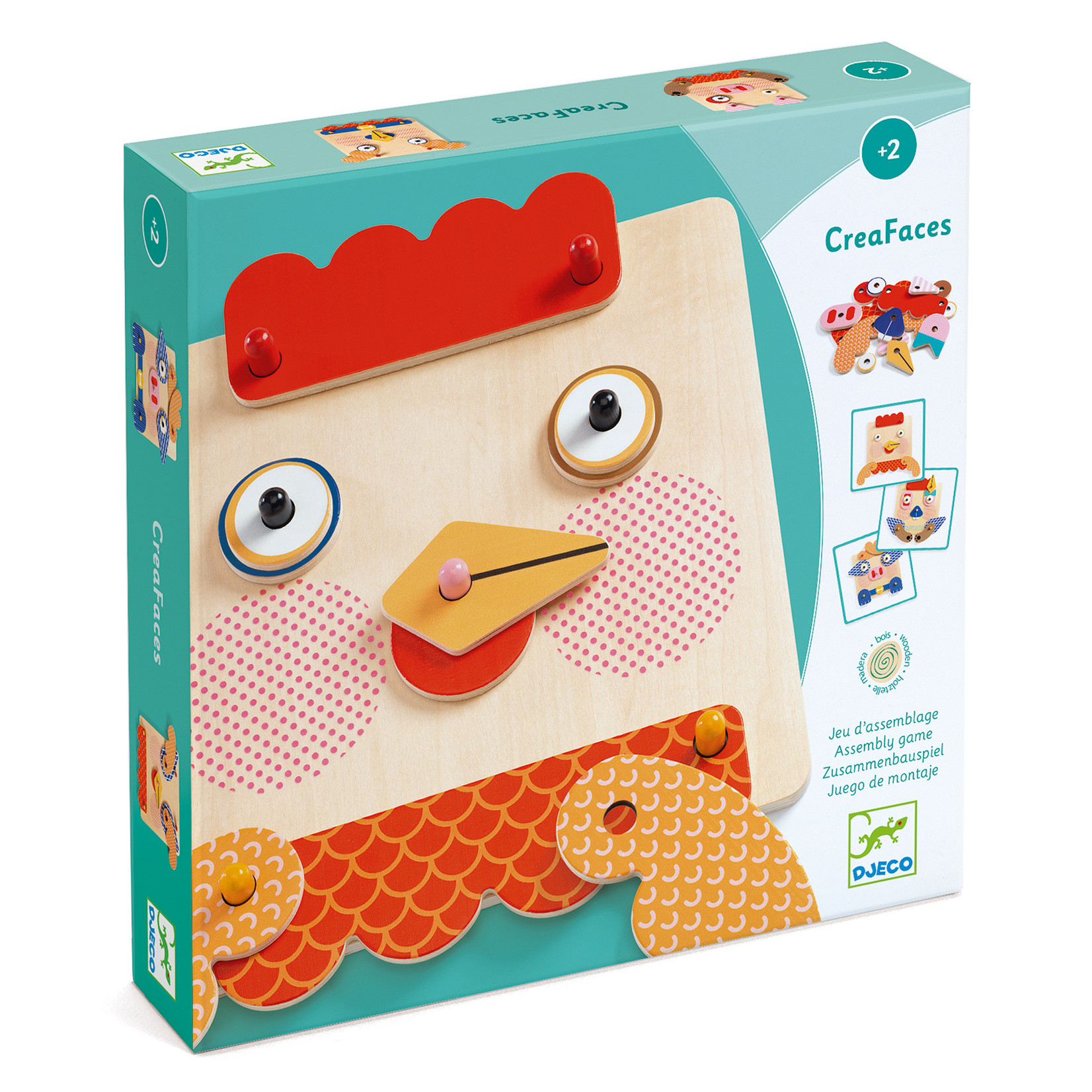 Creafaces Make-a-Face Wooden Board - Molly Singer Home Creafaces make-a-face wooden board - molly singer home