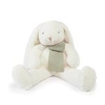 Bunnies By the Bay Snowdrop Nibble Bunny with Gray Scarf