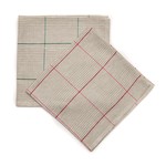 Deborah Rhodes Houndstooth Plaid Napkins (Set of 6)