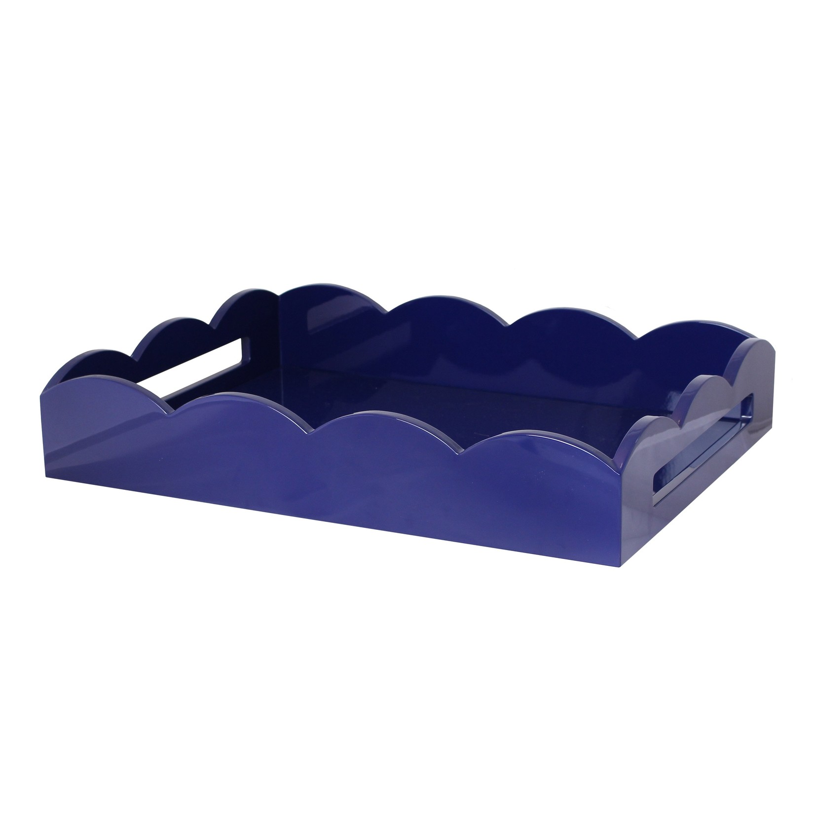 Addison Ross Scalloped Lacquer Trays