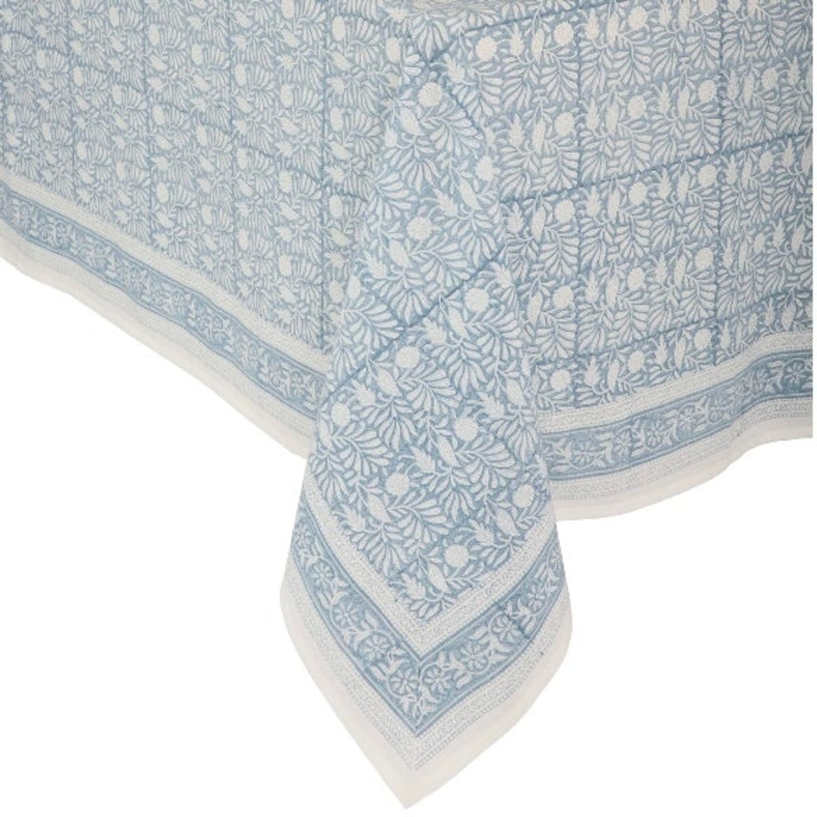 Amanda Lindroth Hand-Blocked Jasmine Tablecloths