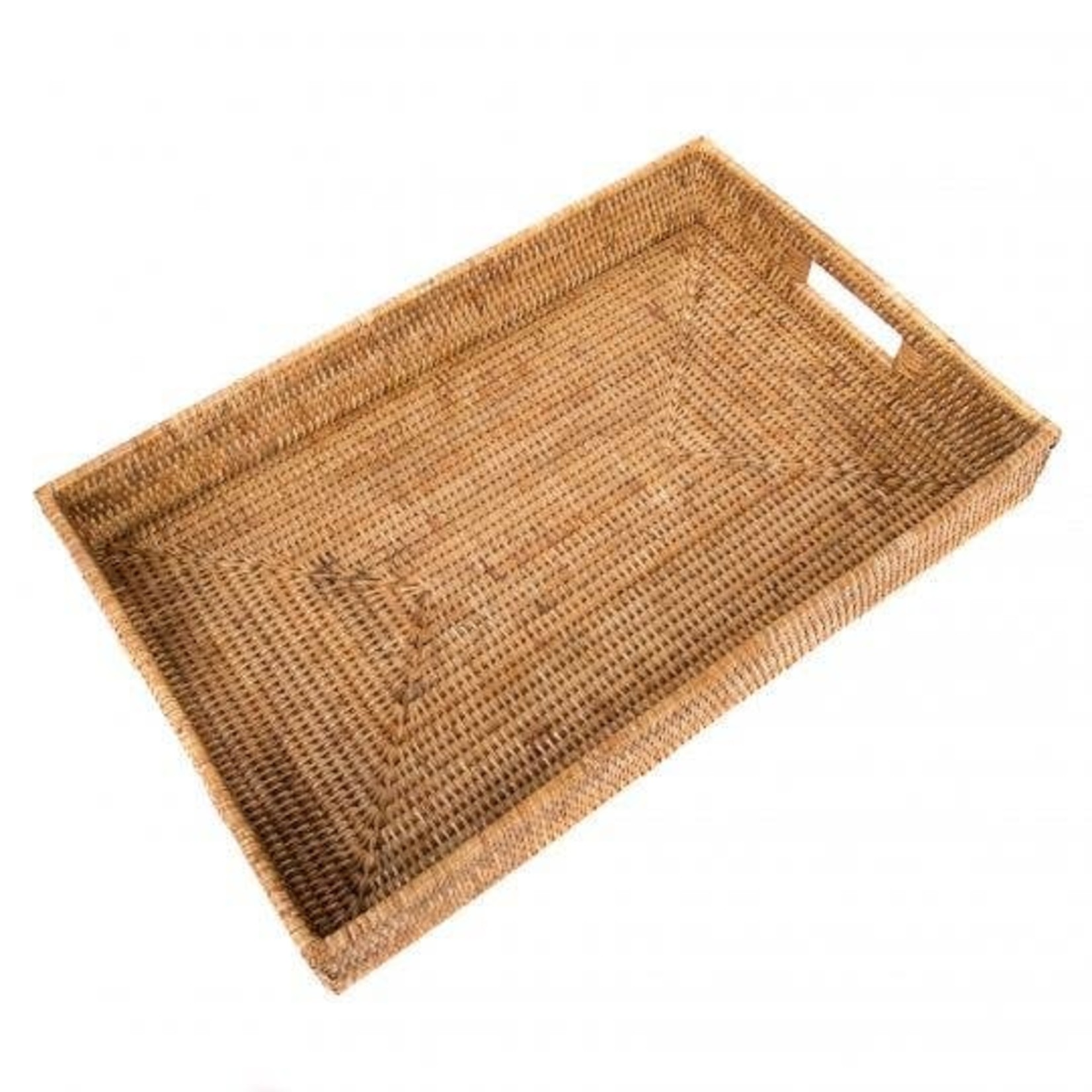 Artifacts Trading Company Rattan Rectangle Tray