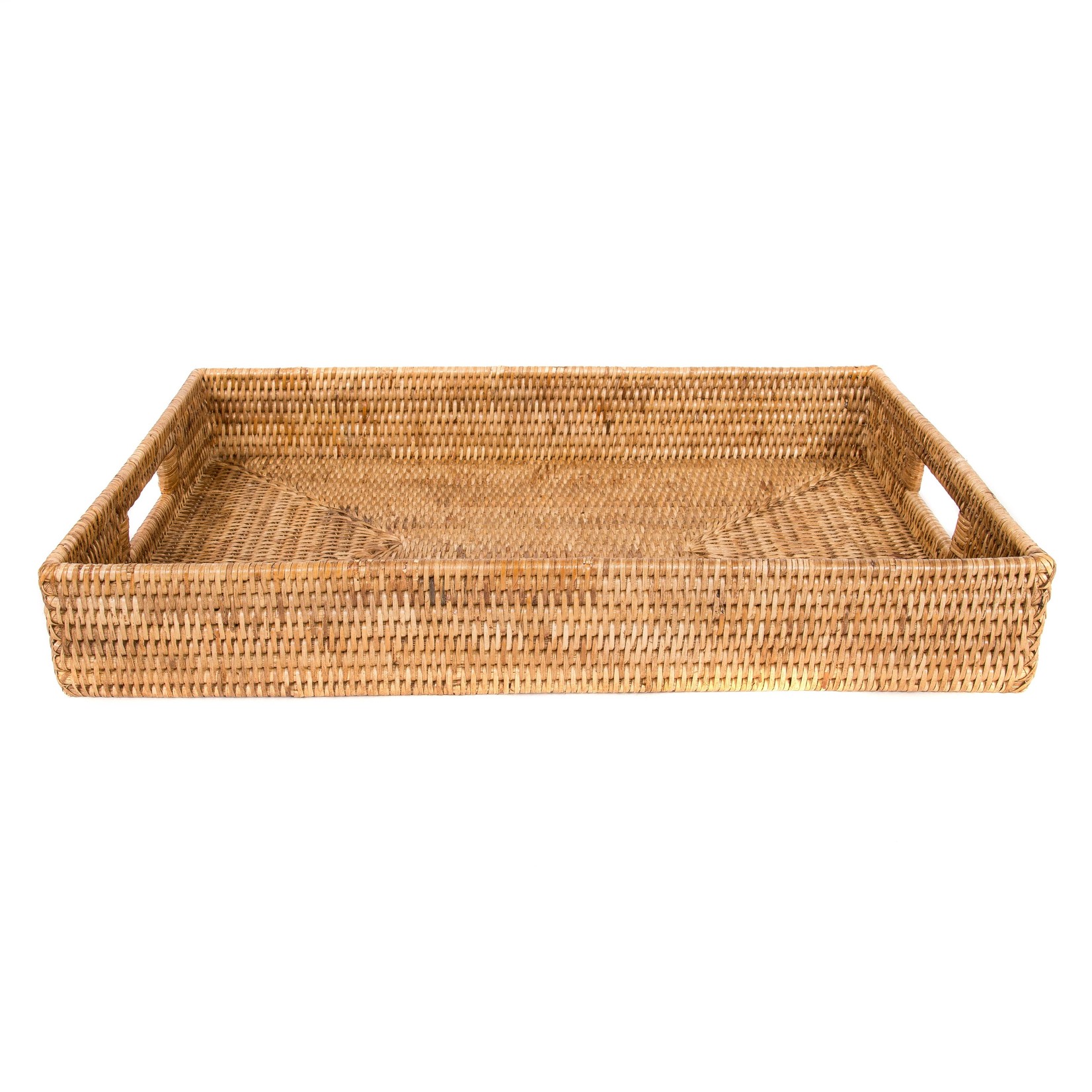 Artifacts Trading Company Rattan Rectangle Tray