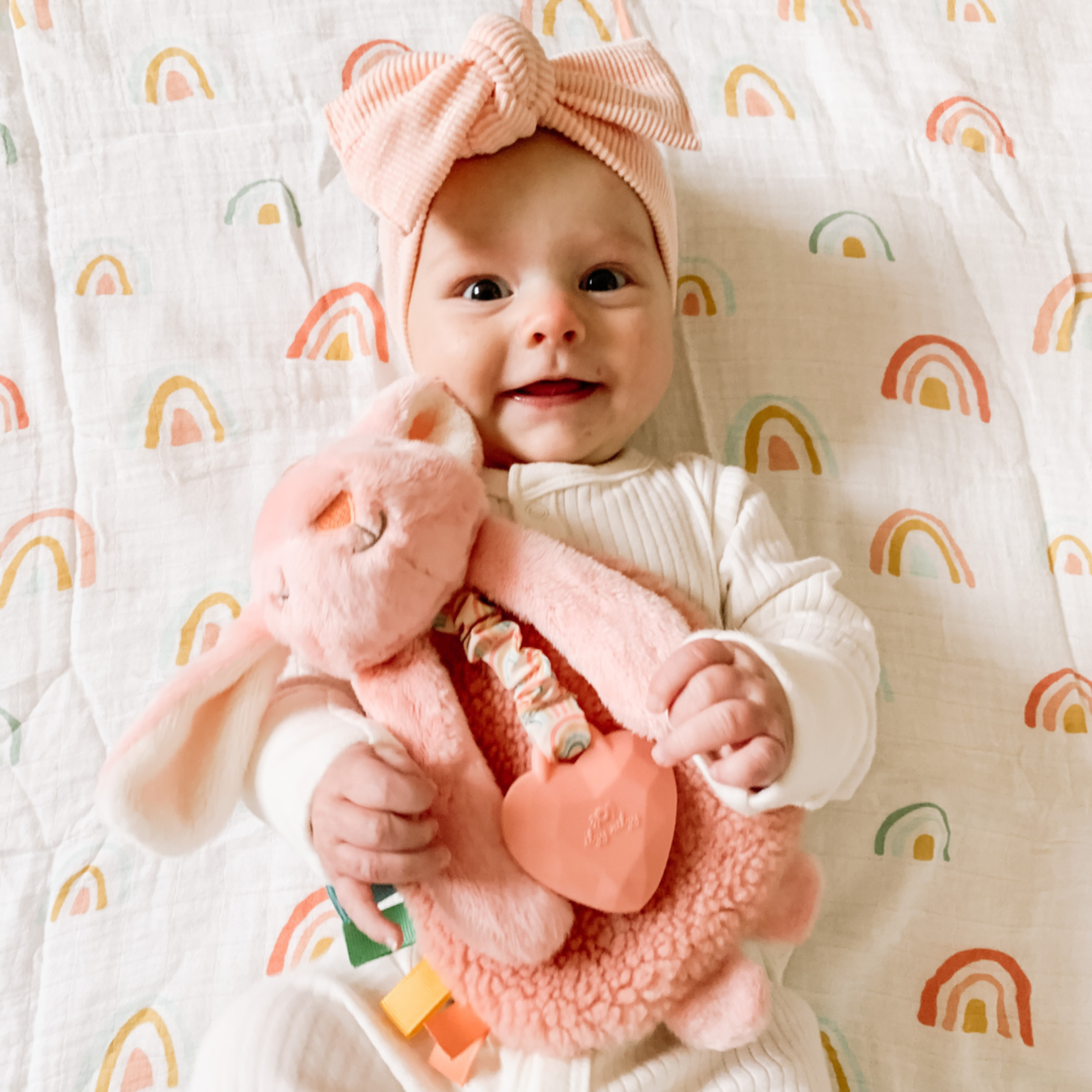 Itzy Ritzy Lovey Plush with Teether