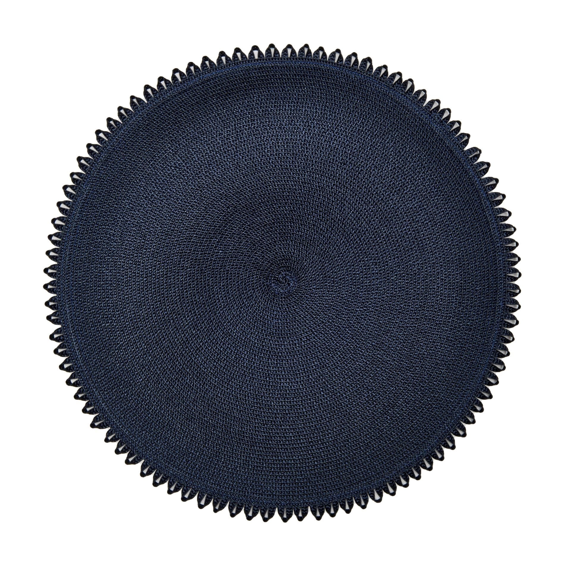 Braided Placemat in Round with Looped Edge (Set of 6) Molly Singer Home