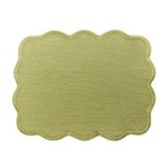 Deborah Rhodes Braided Placemat in Scalloped Rectangle (Set of 6)