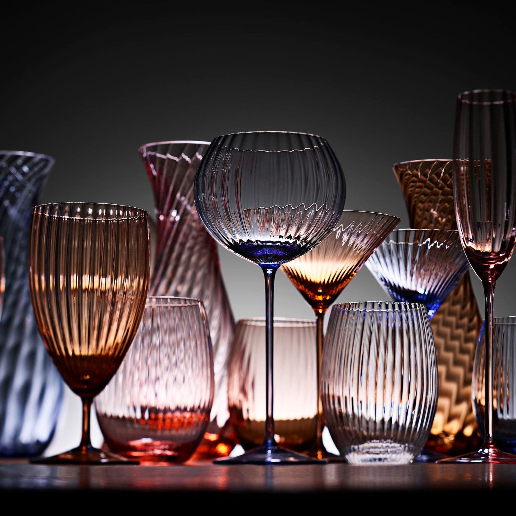 Quinn Crystal Glassware - Molly Singer Home