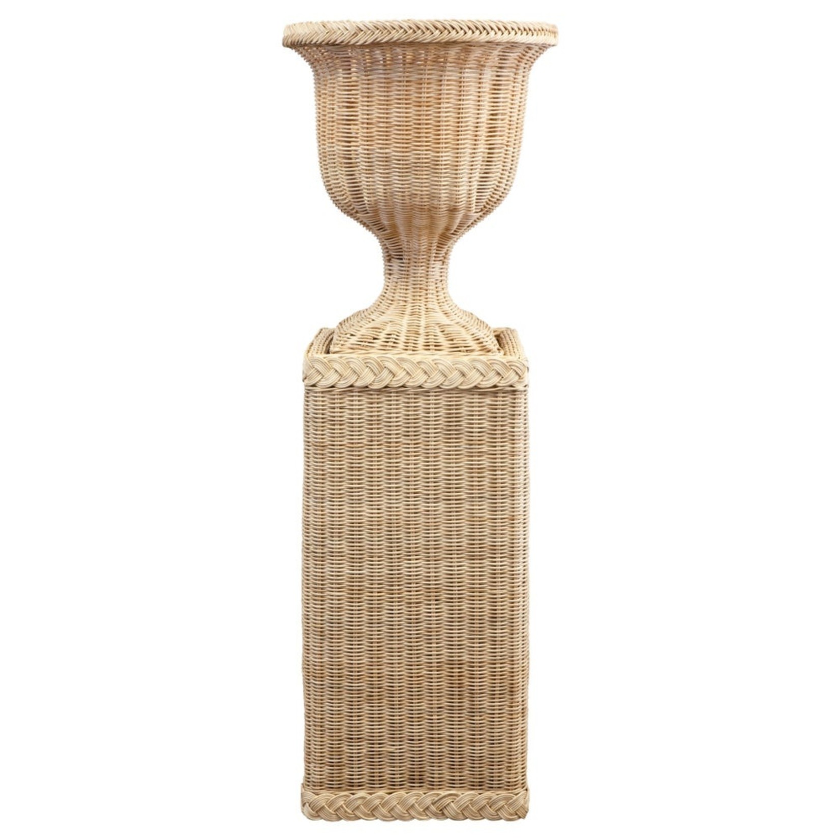 Mainly Baskets Small Braided Square Pedestal