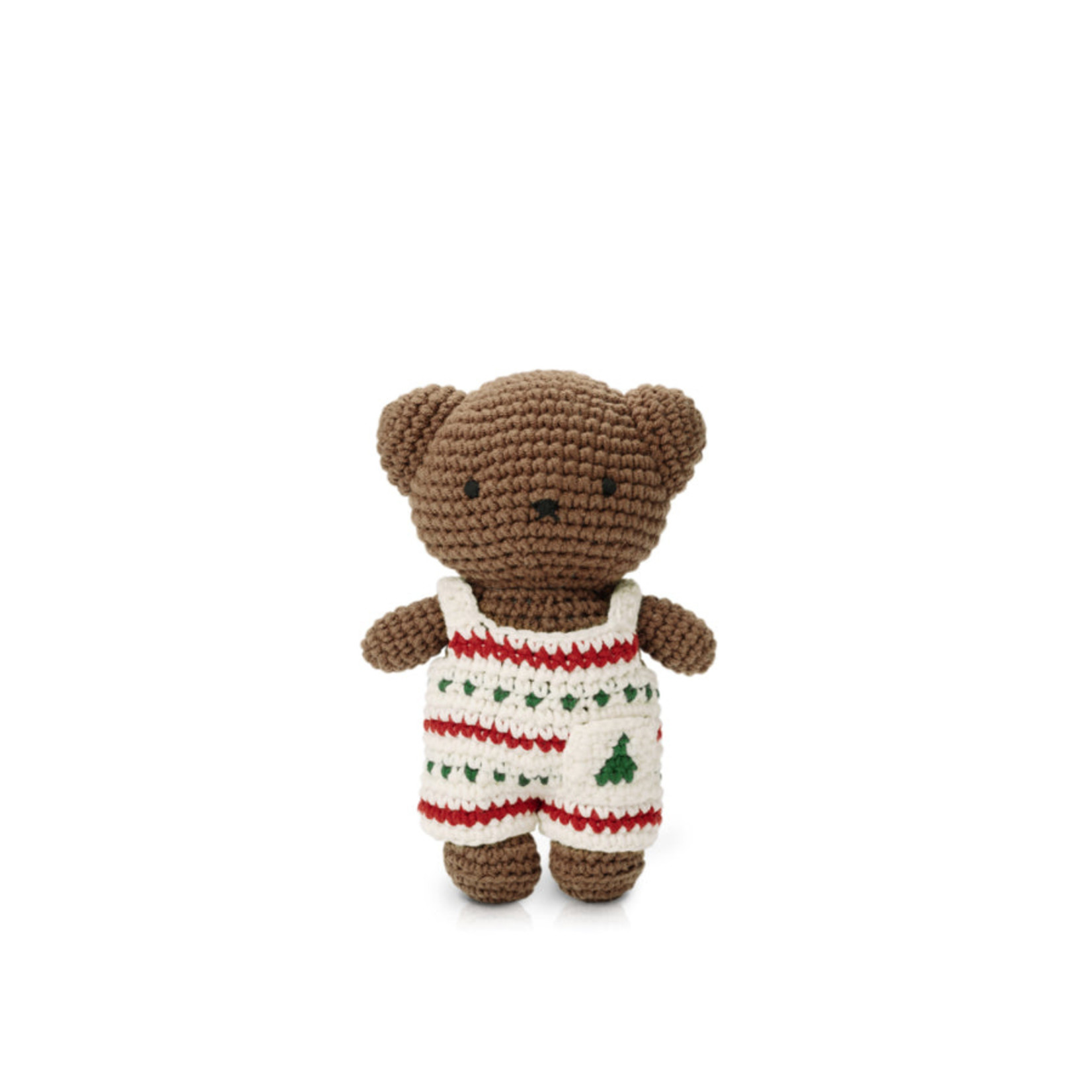 Just Dutch Crocheted Soft Toy - Miffy, Boris, and Melanie - Christmas Outfit