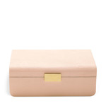 Aerin Modern Shagreen Jewelry Box in Blush