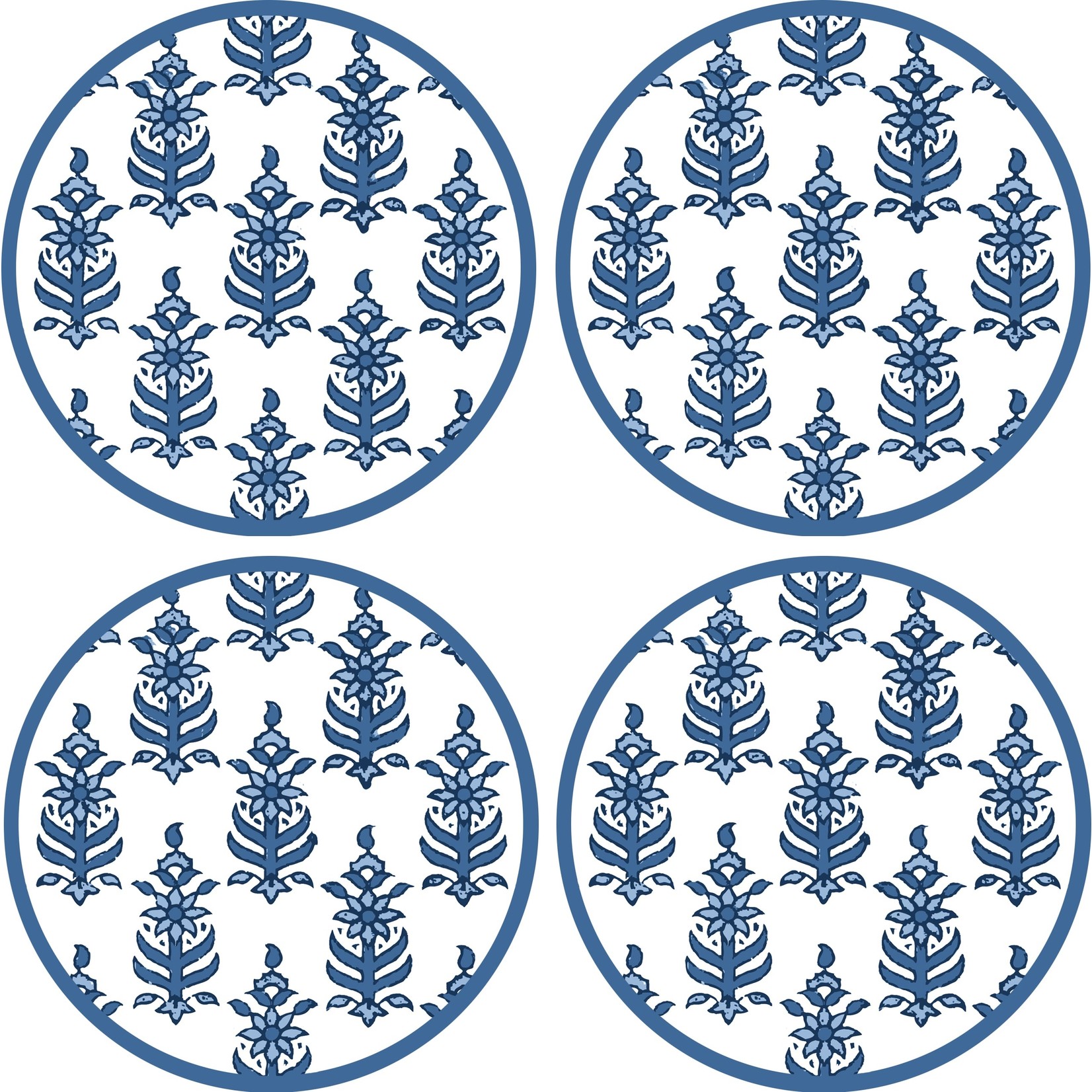 Holly Stuart Home Hardboard Coasters (Set of 4)