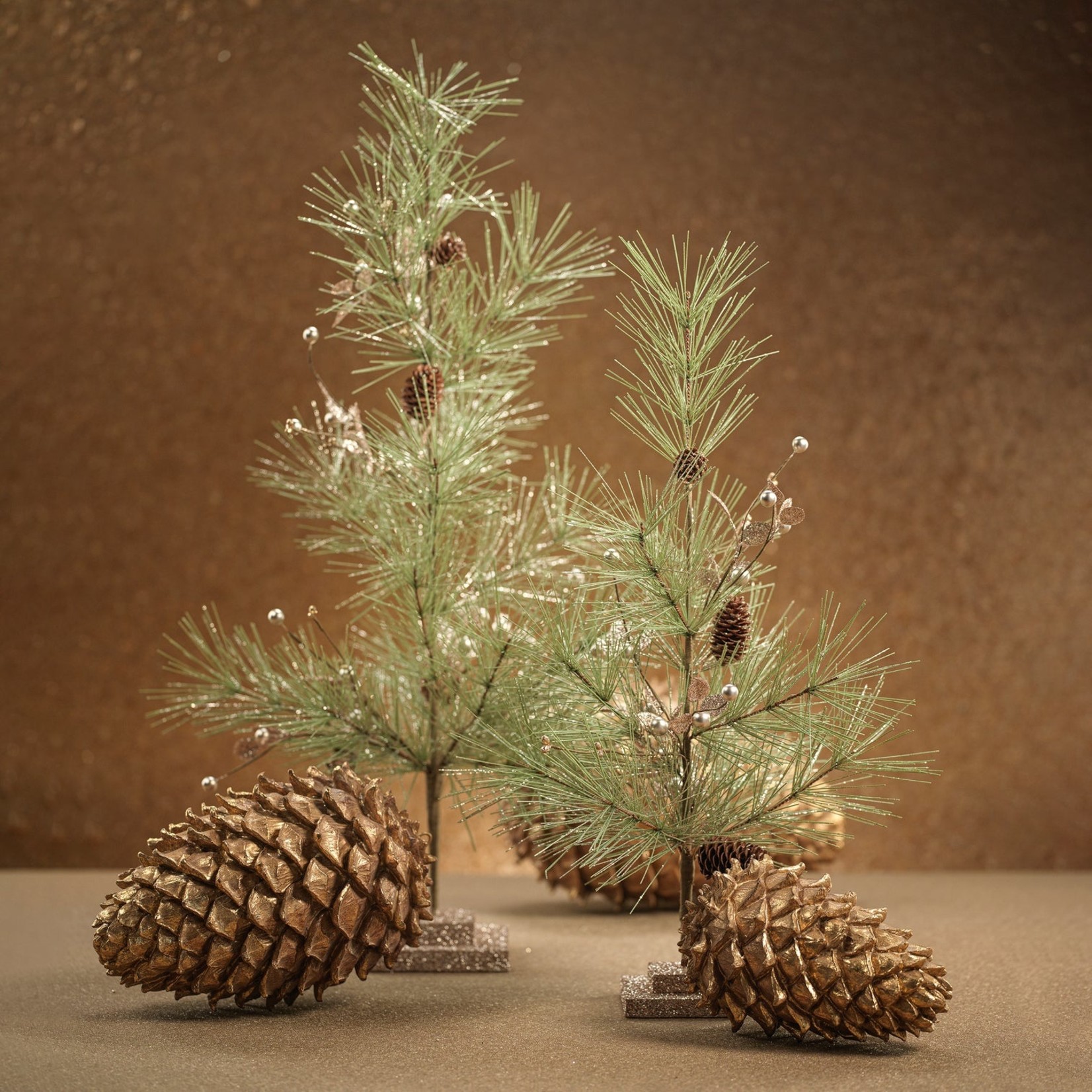 Zodax Needle Pine Tree with Small Pine Cones