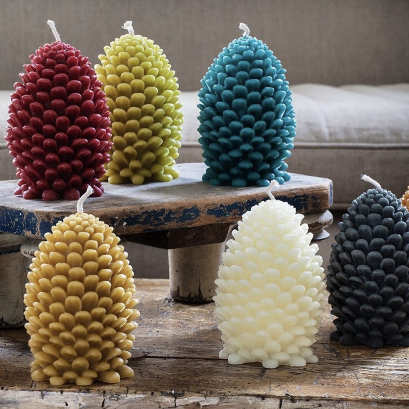 Green Tree Home Cone Candles