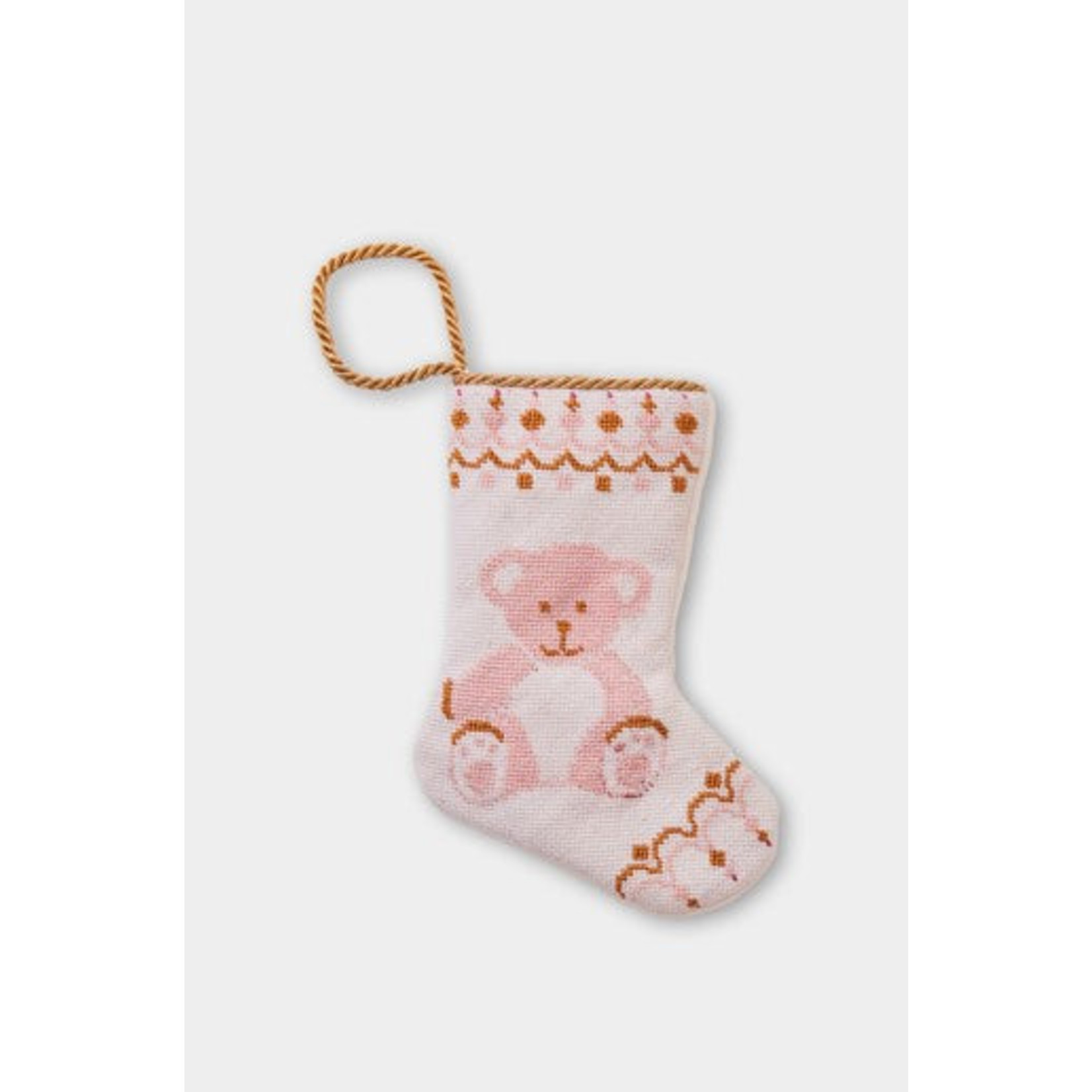 Bauble Stockings Bauble Bear-y Pink Stocking