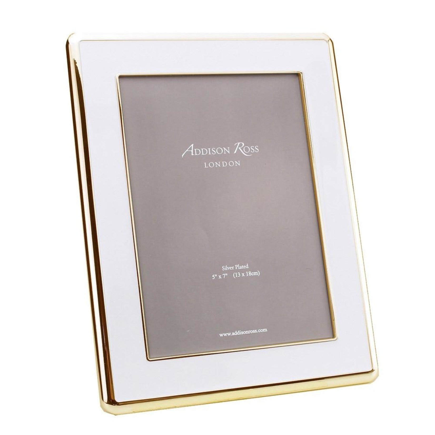 Addison Ross Colored Enamel & Gold Curved Photo Frame