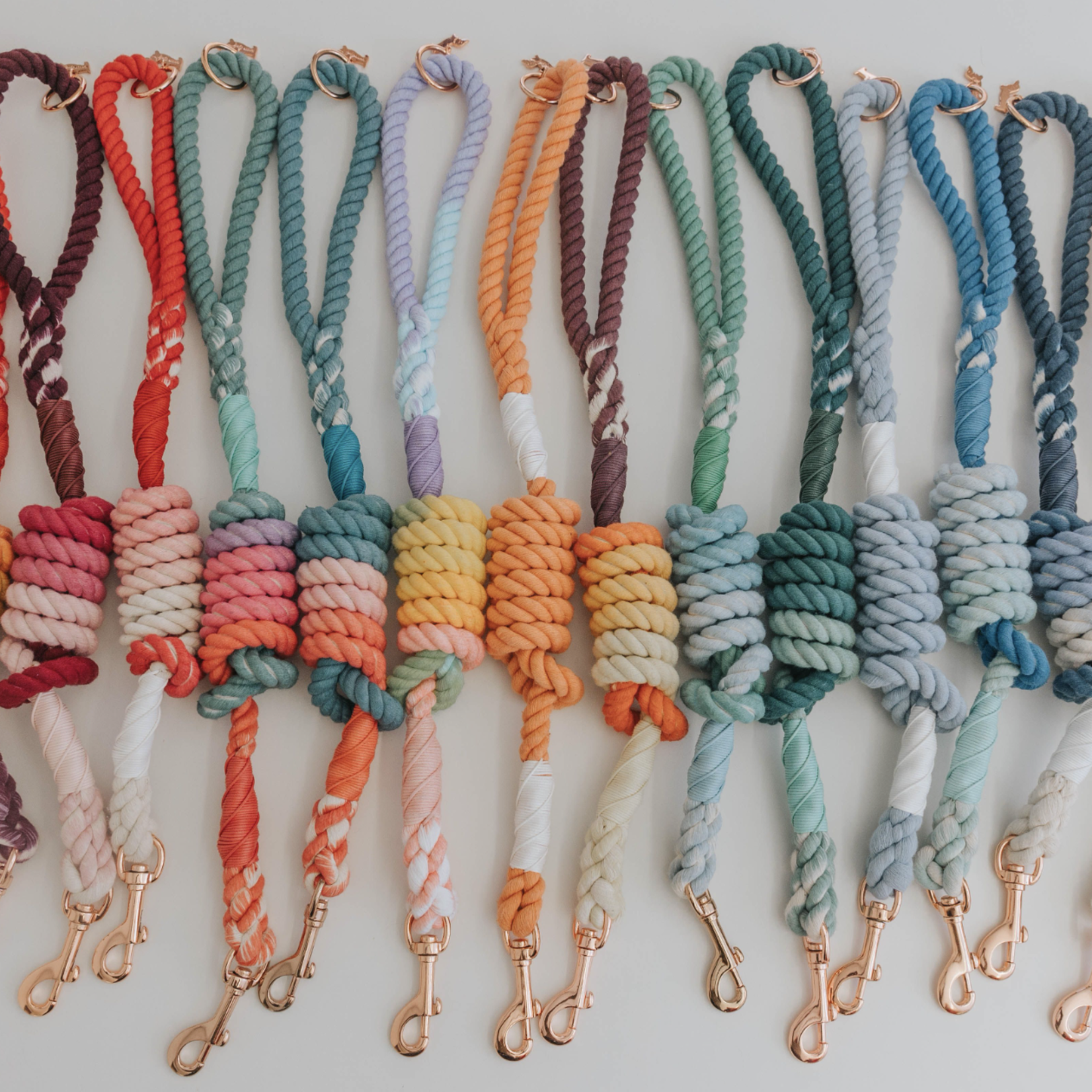 Sassy Woof Ombre Rope Leashes