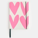 Caroline Gardner Pink Hearts A5 Notebook