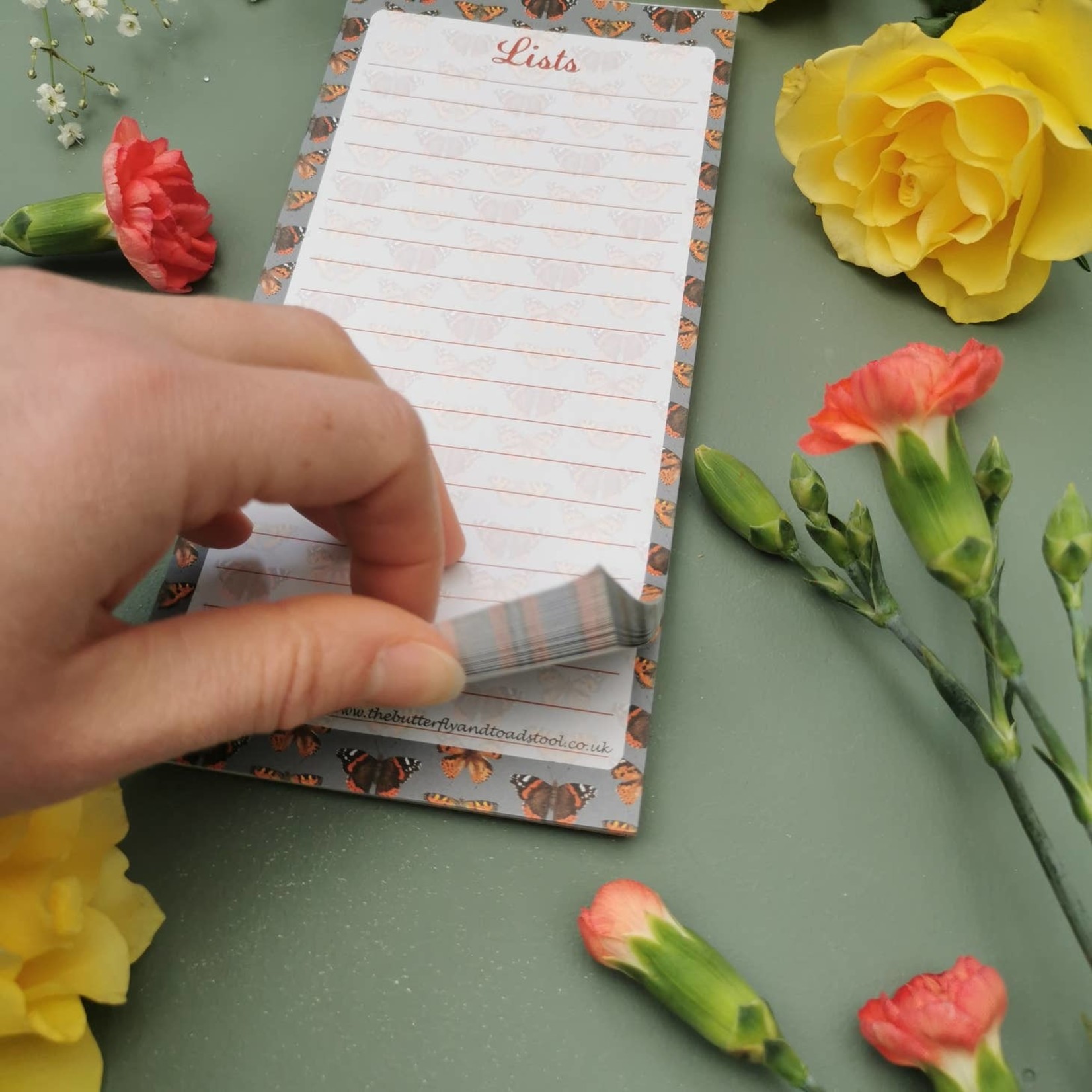 The Butterfly & Toadstool Magnetic List Pads