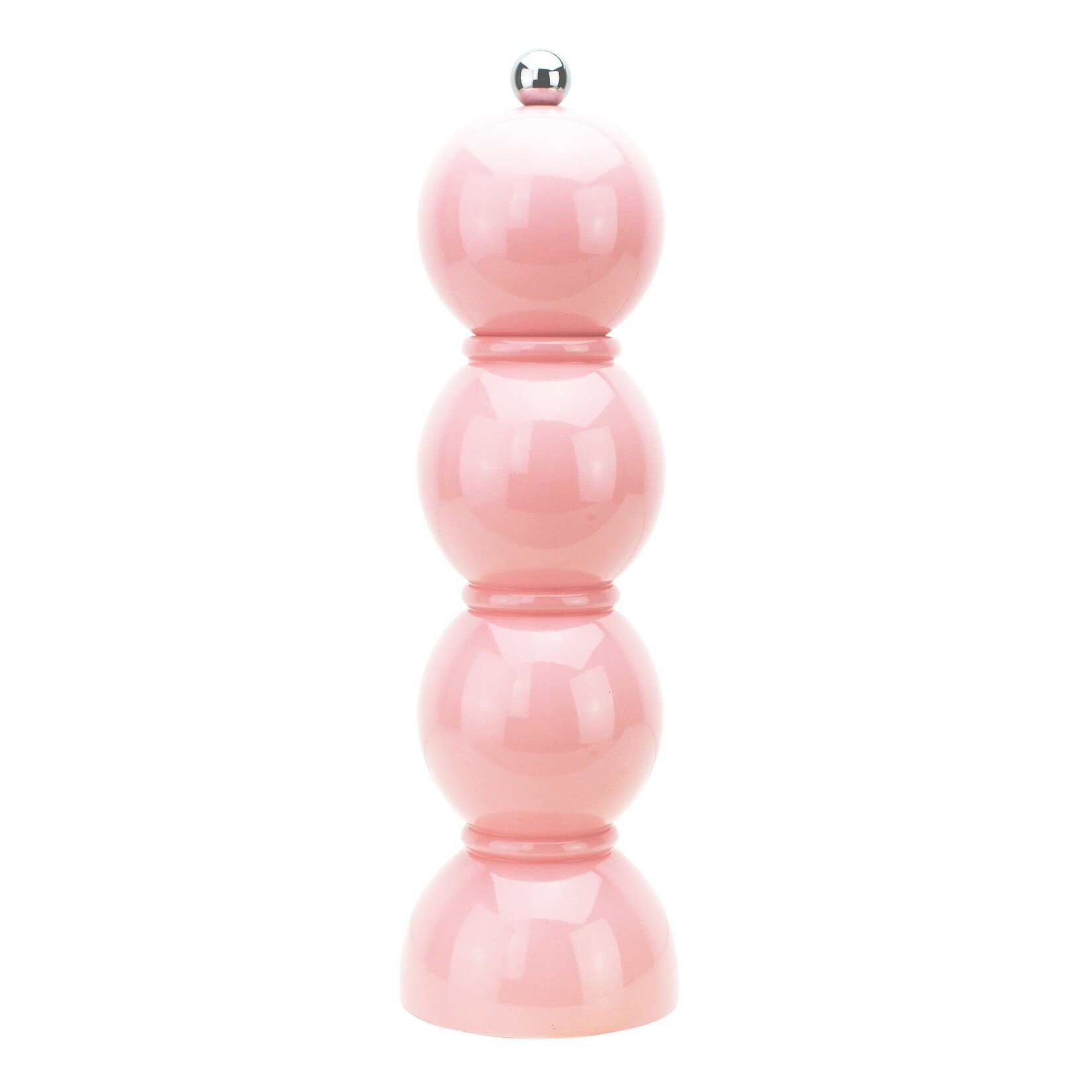 Pink Bottle Ceramic Salt Pepper Grinders Set