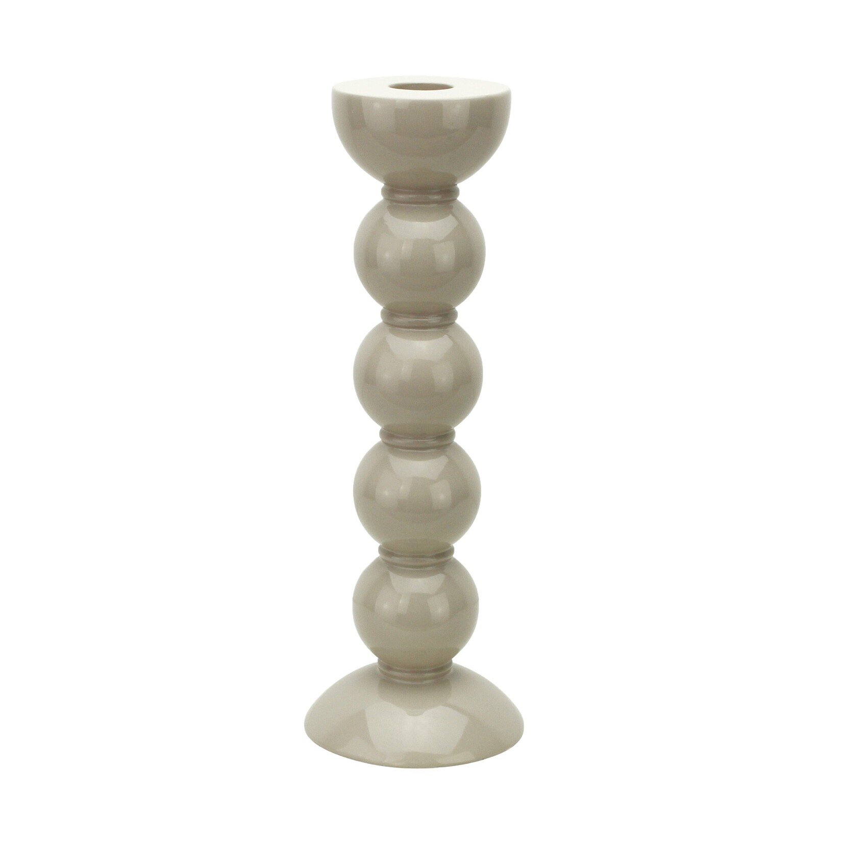 Addison Ross Lacquer Bobbin Candlesticks