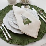 Arte Italica Snowy Pine Linen Napkins (Set of 4)