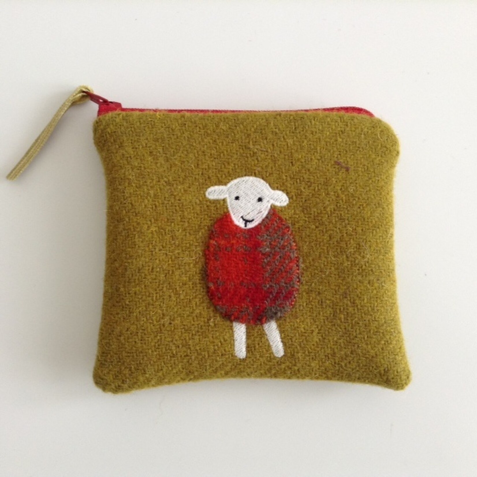 Southbeach Design Harris Tweed Coin Purse with Sheep Applique