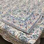 Natural Habitat Blue Starflower Hand-Blocked Linens