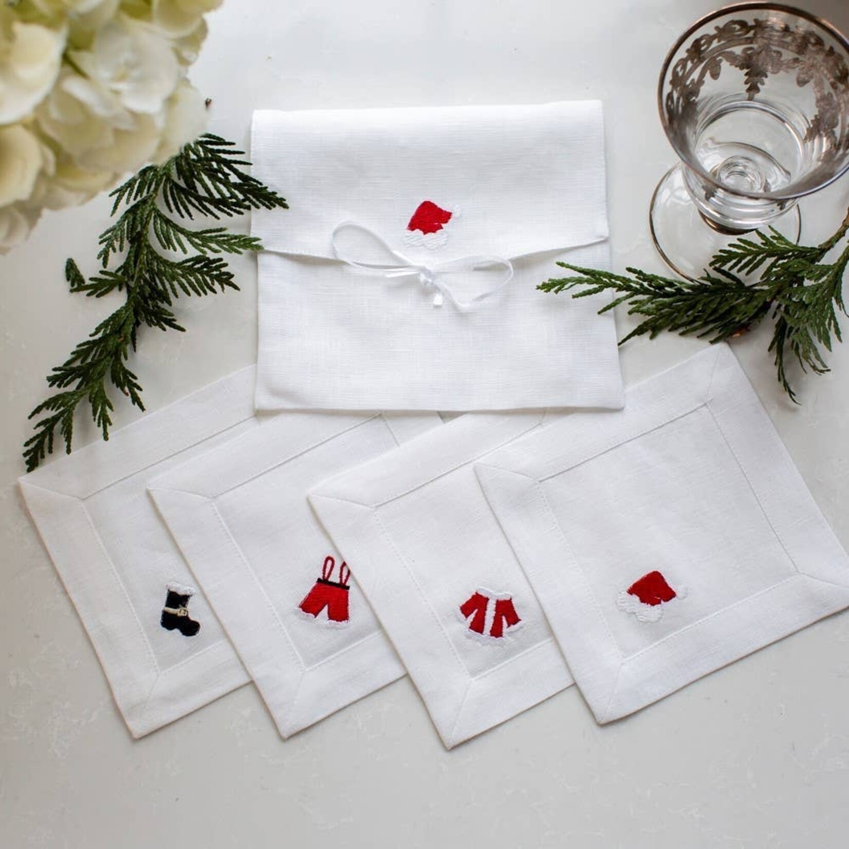 Arte Italica Holiday Cocktail Napkins (Set of 4)