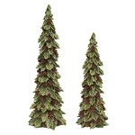 Melrose International Holly Trees with Pine Cones