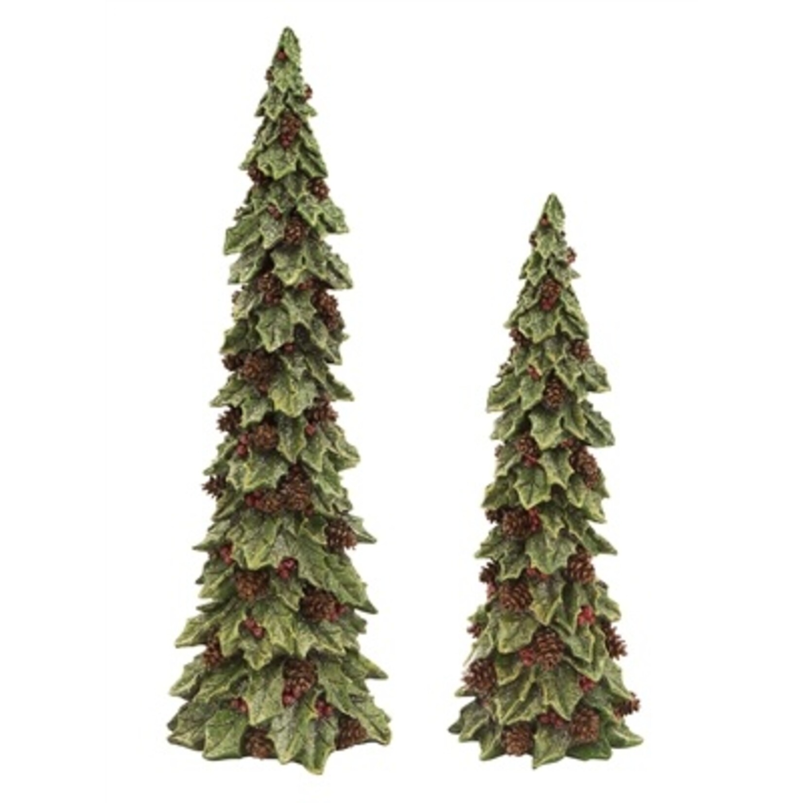 Melrose International Holly Trees with Pine Cones