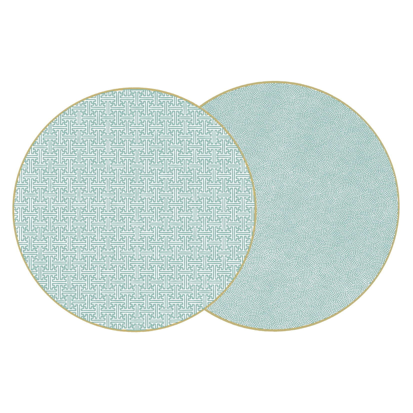 Holly Stuart Home Two Sided Hardboard Placemats (Set of 4)
