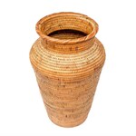 Poppy + Sage Honey Rattan Decor Vase