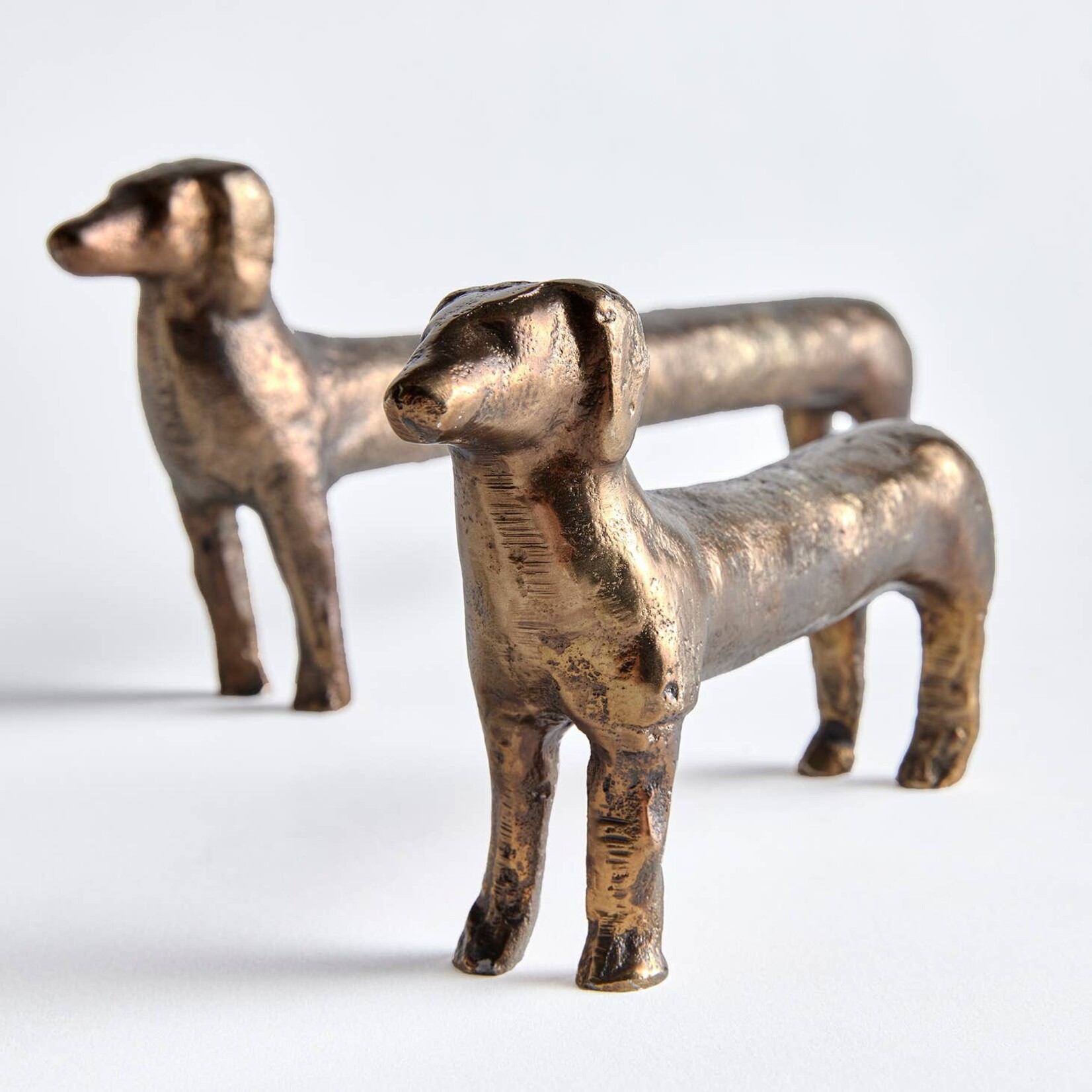 Napa Home and Garden Connley Dogs in Antique Brass
