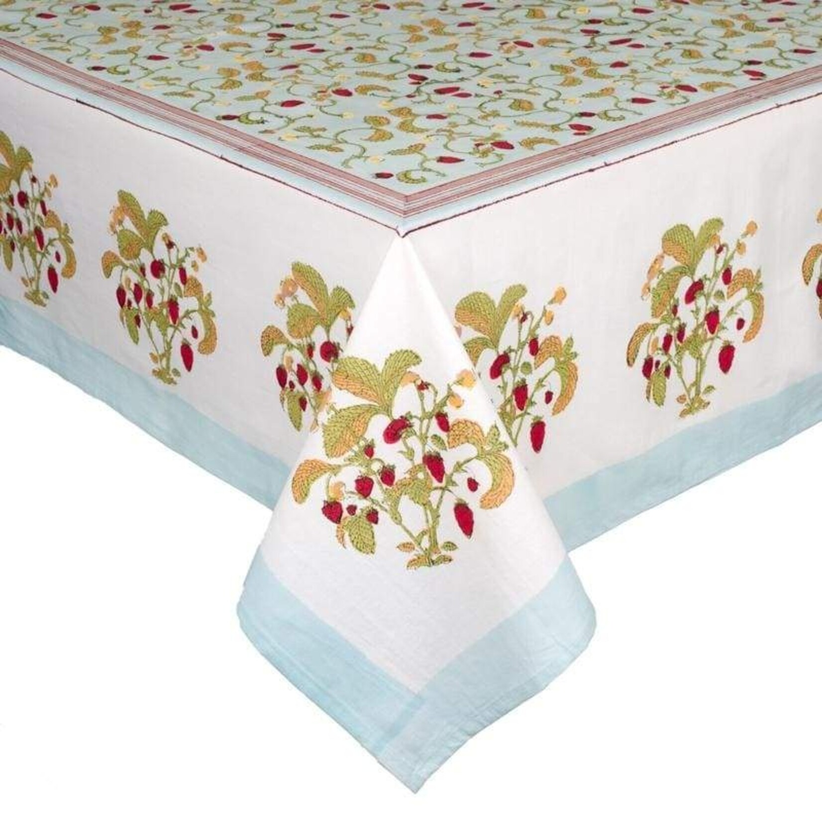 Couleur Nature French Linens in Fraises des Bois Bleu