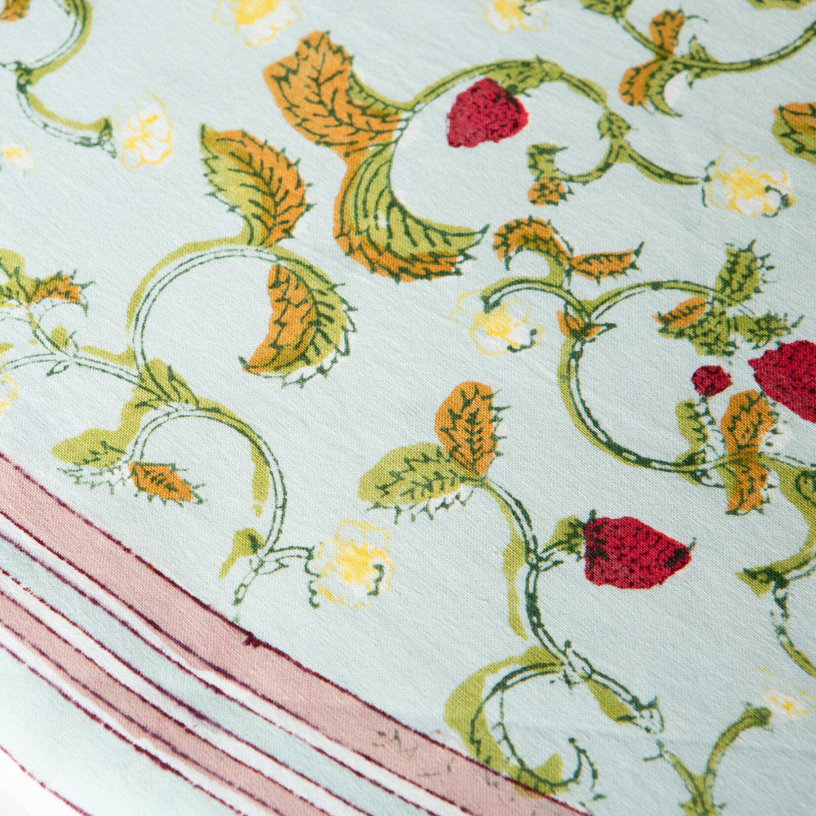 Couleur Nature French Linens in Fraises des Bois Bleu