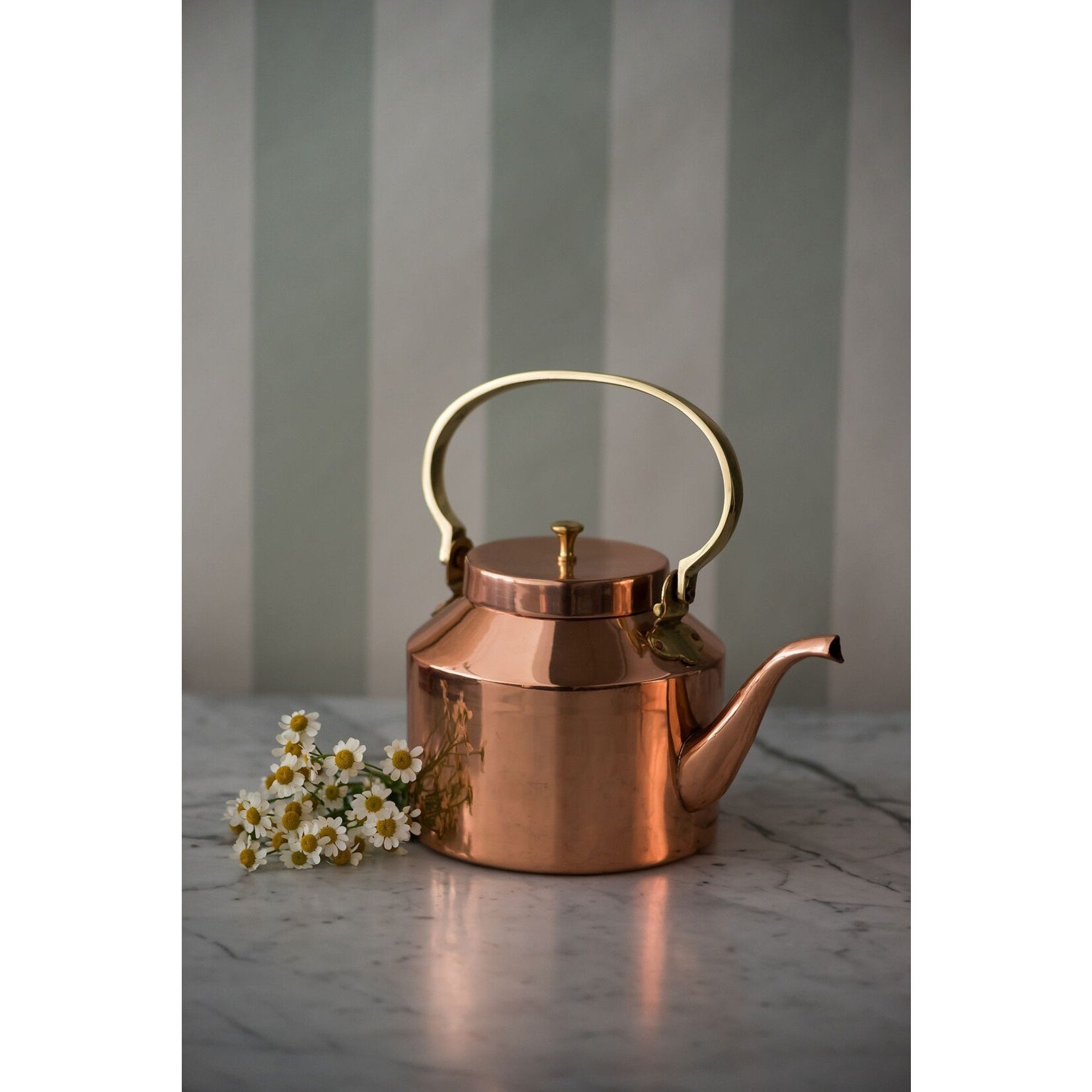 English Copper Tea Kettle - Molly Singer Home