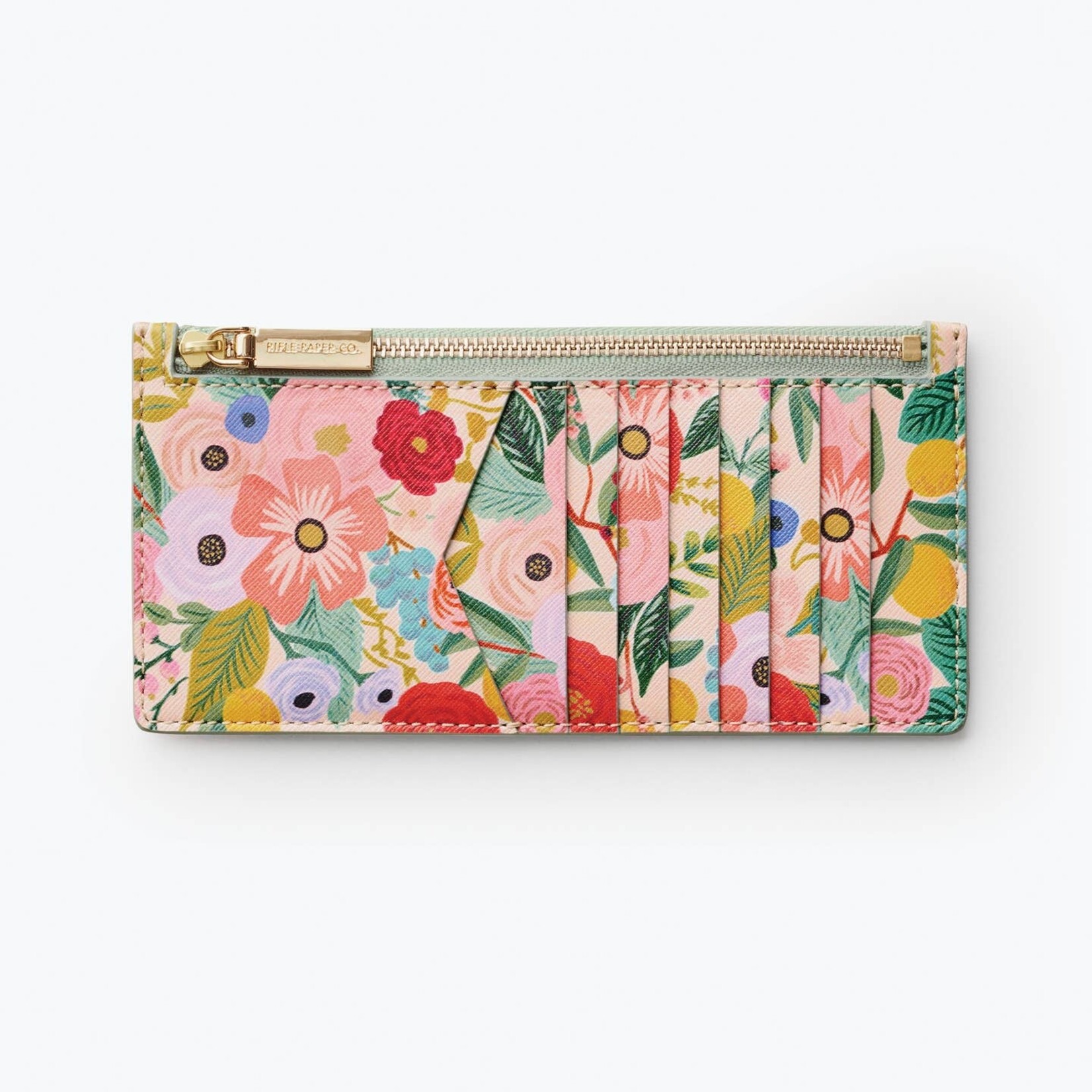 Rifle Paper Co Slim Card Wallet in Garden Party