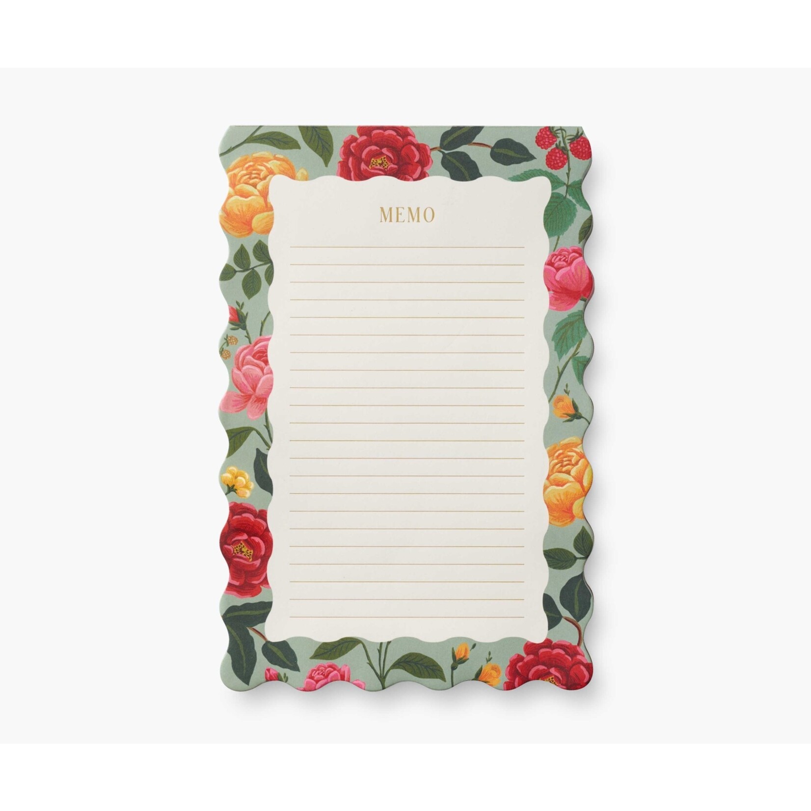 Rifle Paper Co Roses Memo Notepad