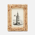 Pigeon and Poodle Meribel Woven Bamboo Frame in 4x6