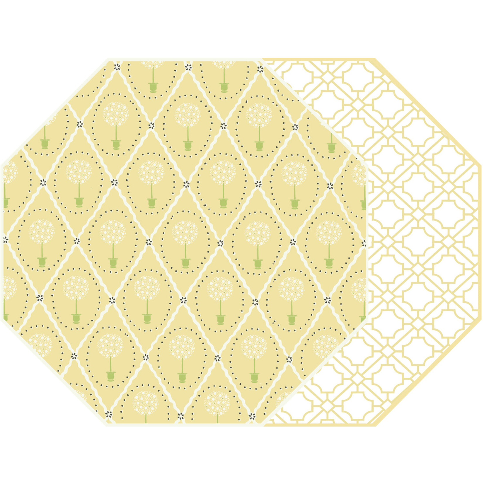 Holly Stuart Home Two Sided Hardboard Placemats (Set of 4)