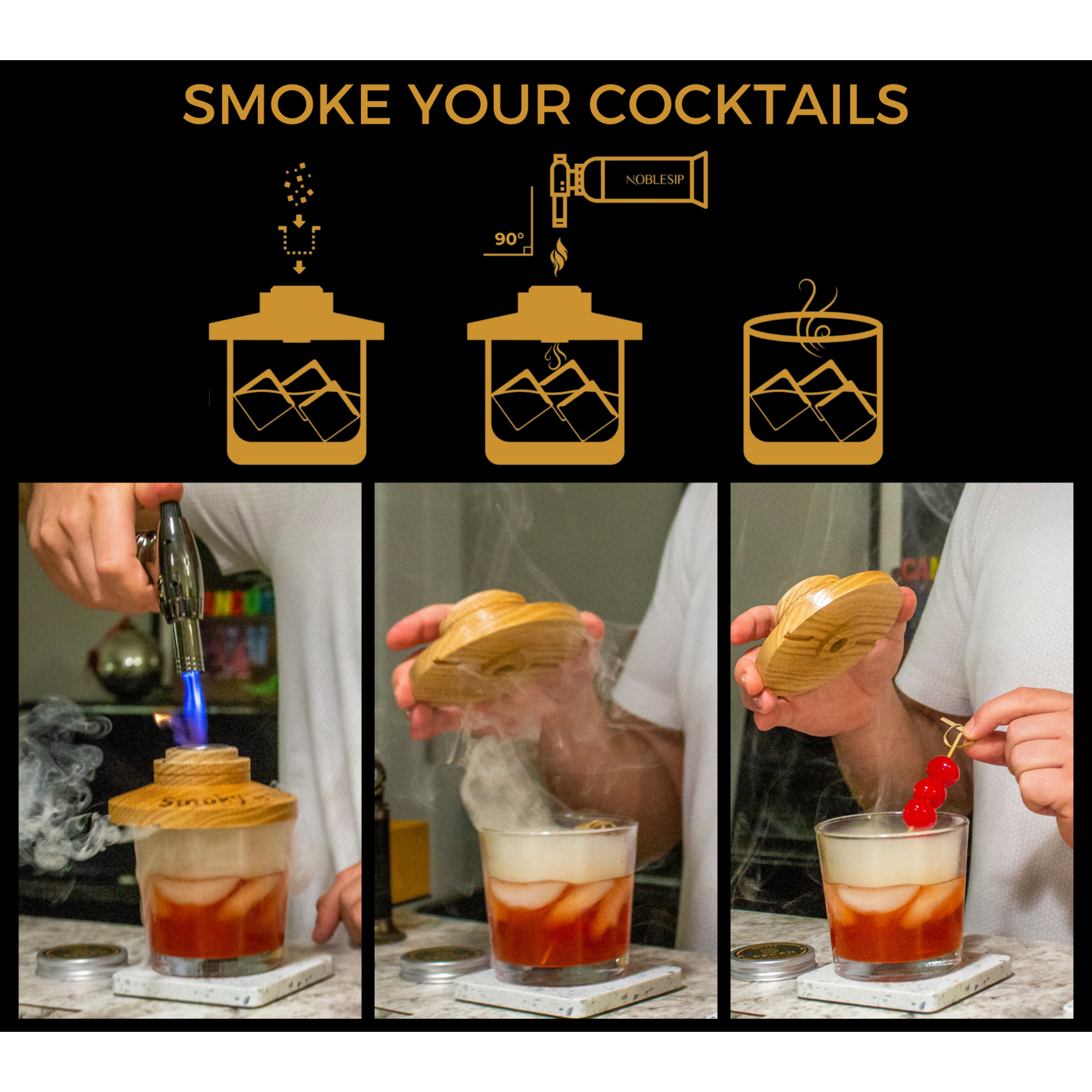 NobleSIP Cocktail Smoker Kit