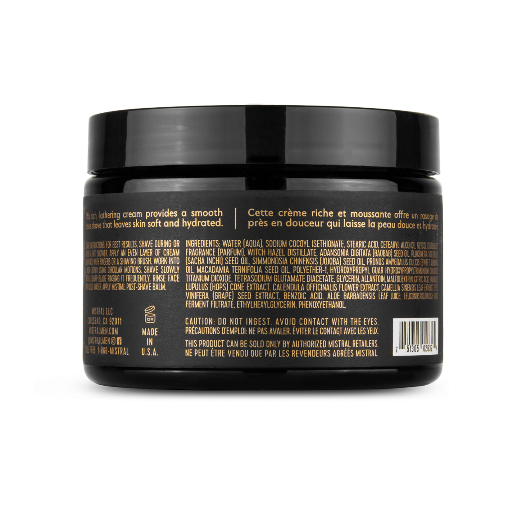 Mistral Men's Shave Cream Collection