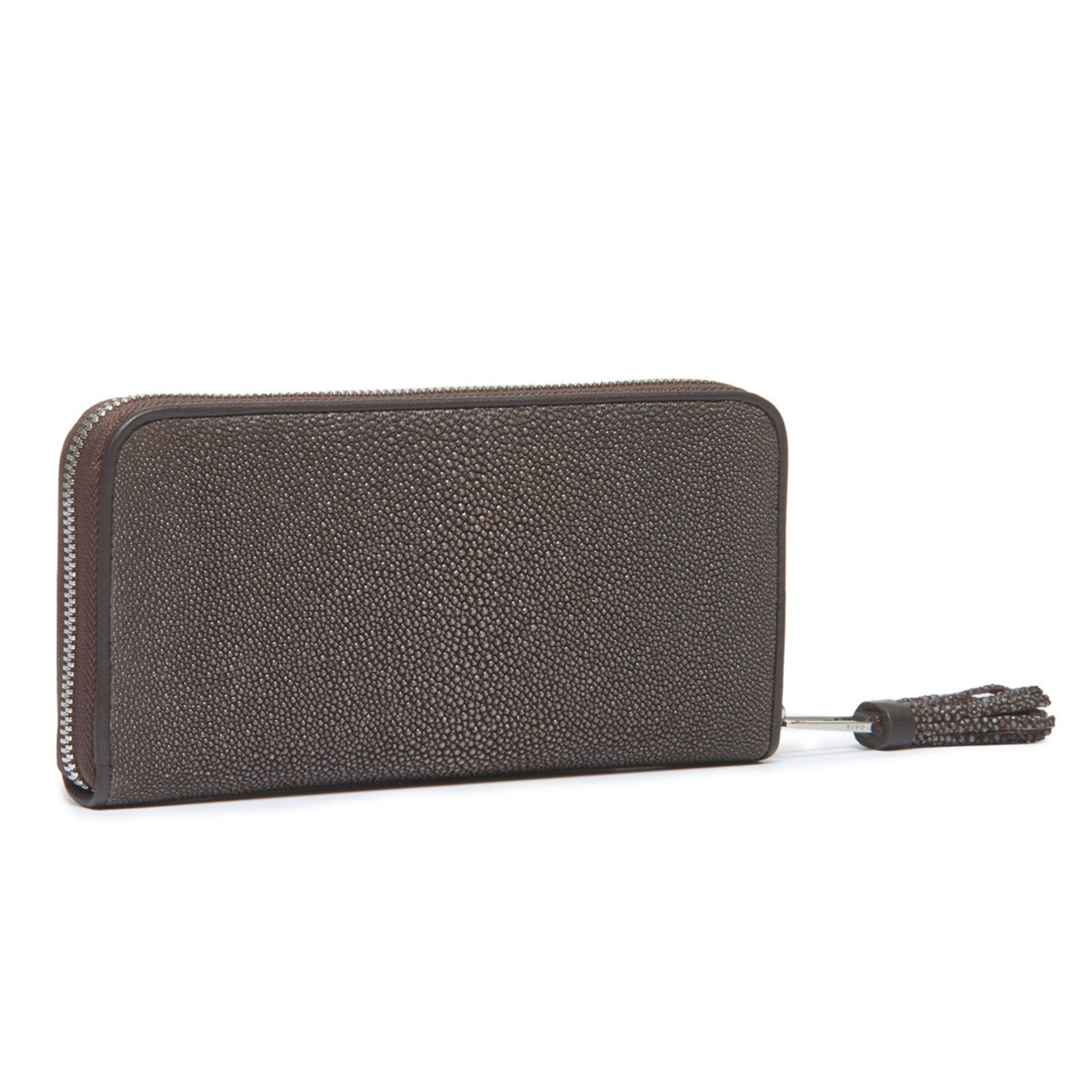 VIVO Studios The Cora Shagreen Zip Around Wallet