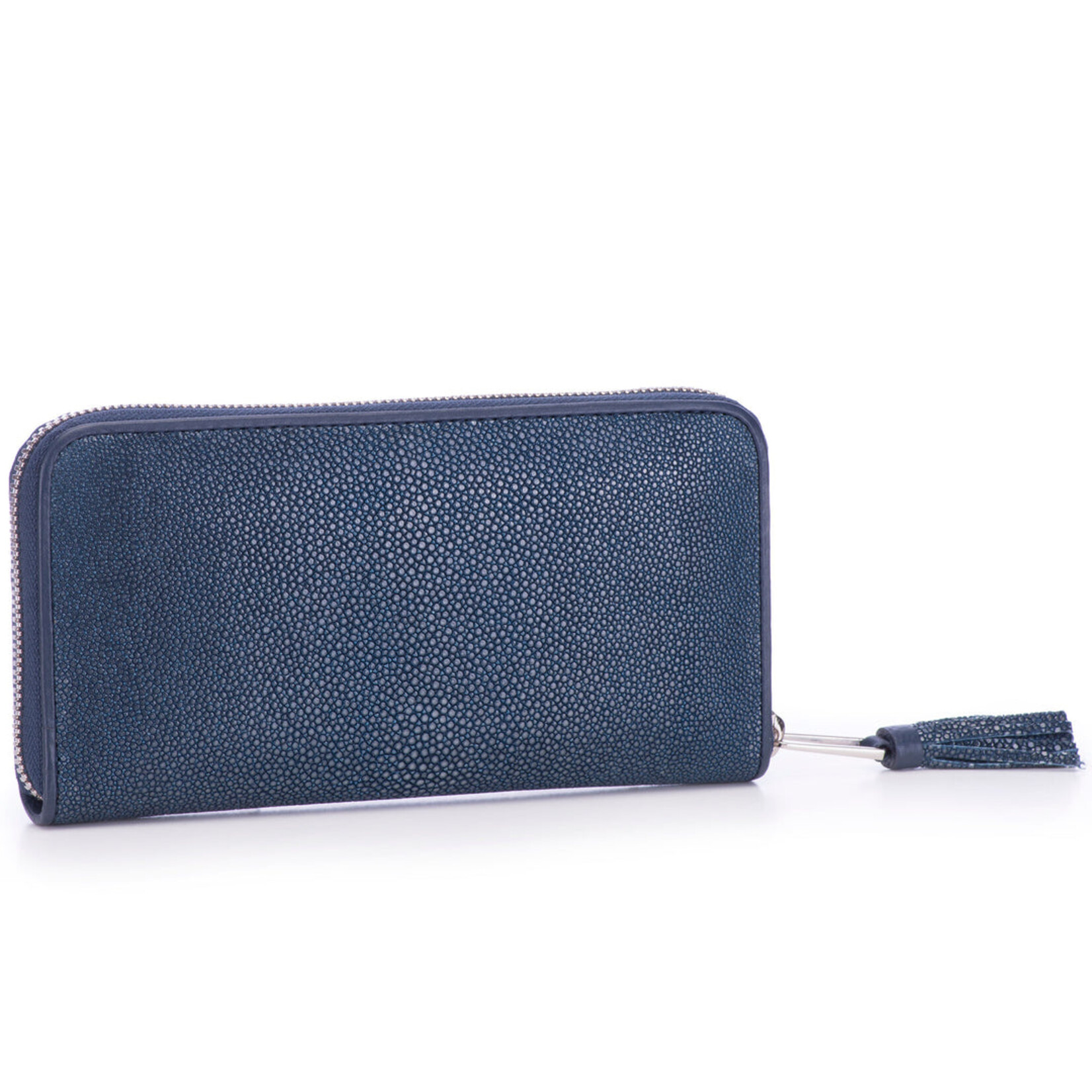 VIVO Studios The Cora Shagreen Zip Around Wallet