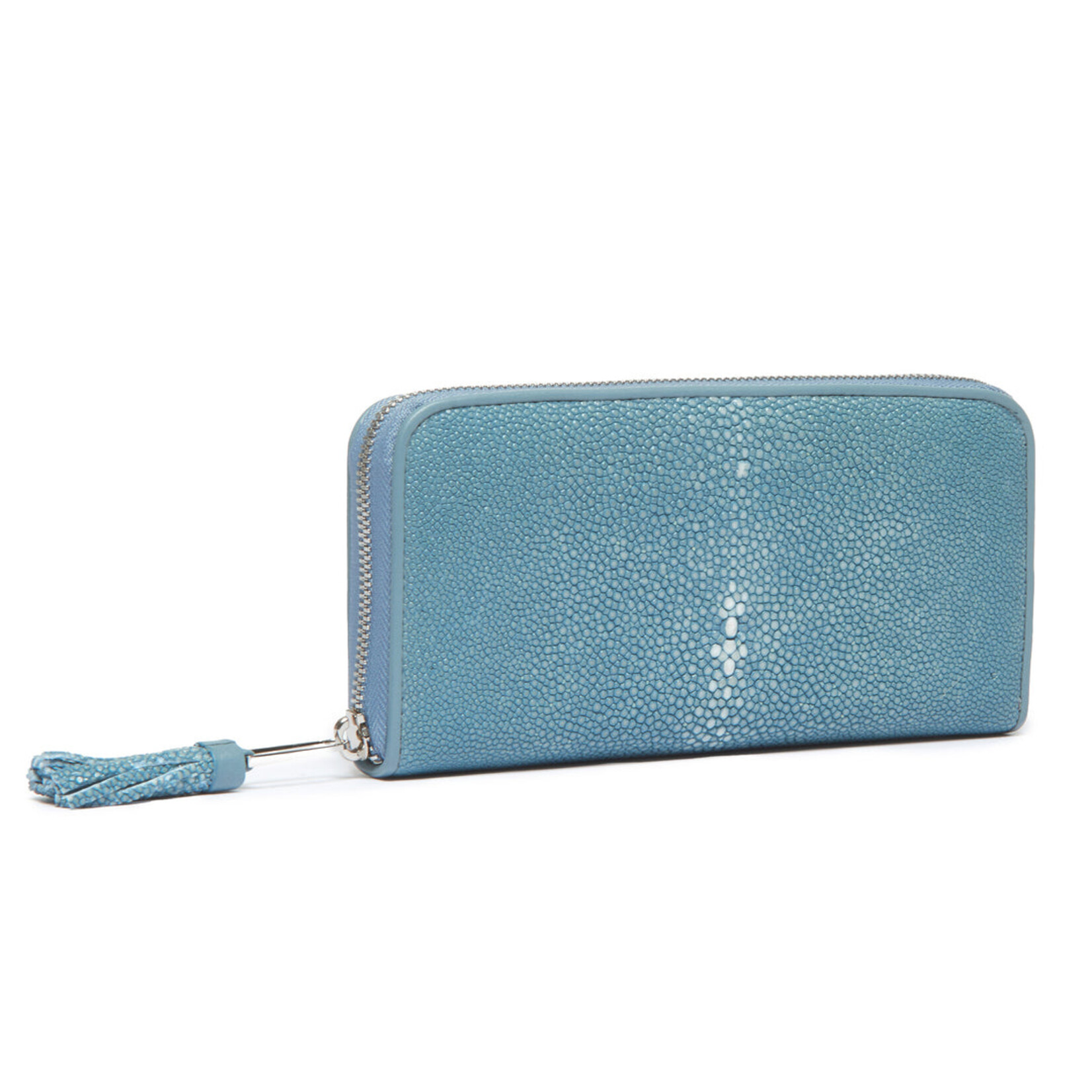 VIVO Studios The Cora Shagreen Zip Around Wallet