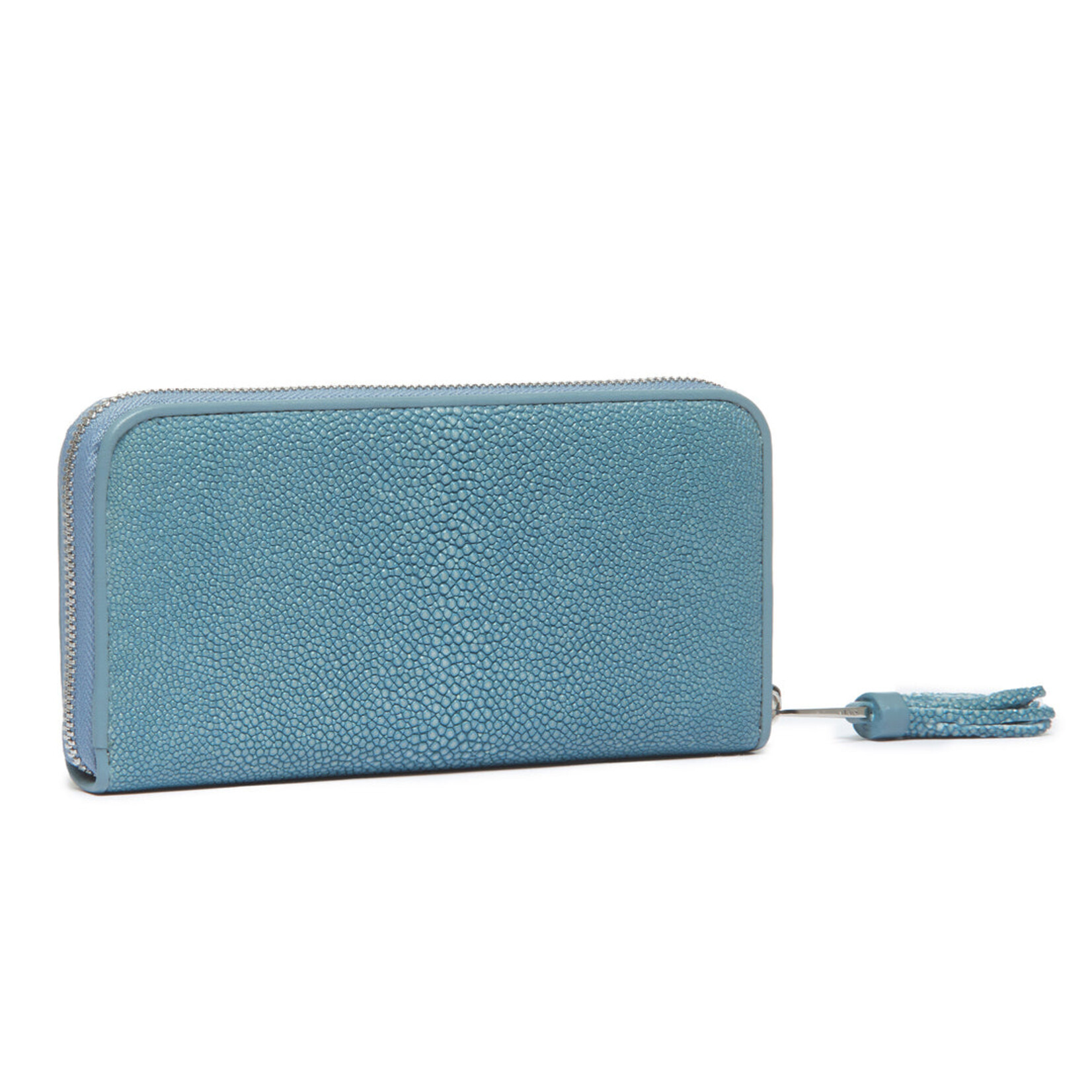 VIVO Studios The Cora Shagreen Zip Around Wallet